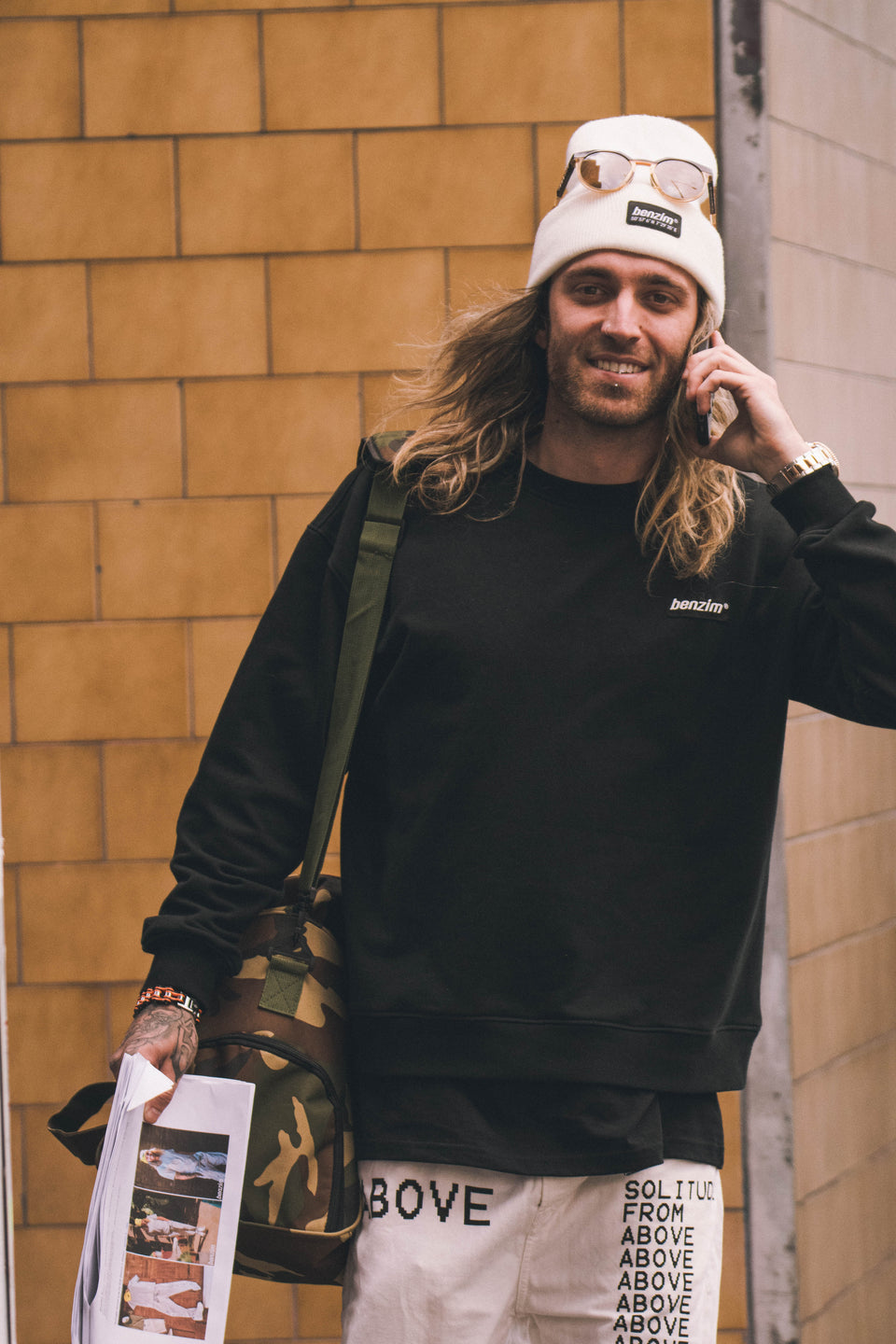 Blackout crew neck