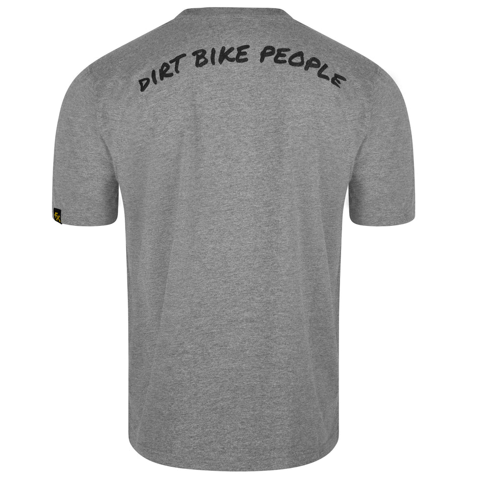 T-Shirt Farbe grau benzim Equipped Dirt Bike People