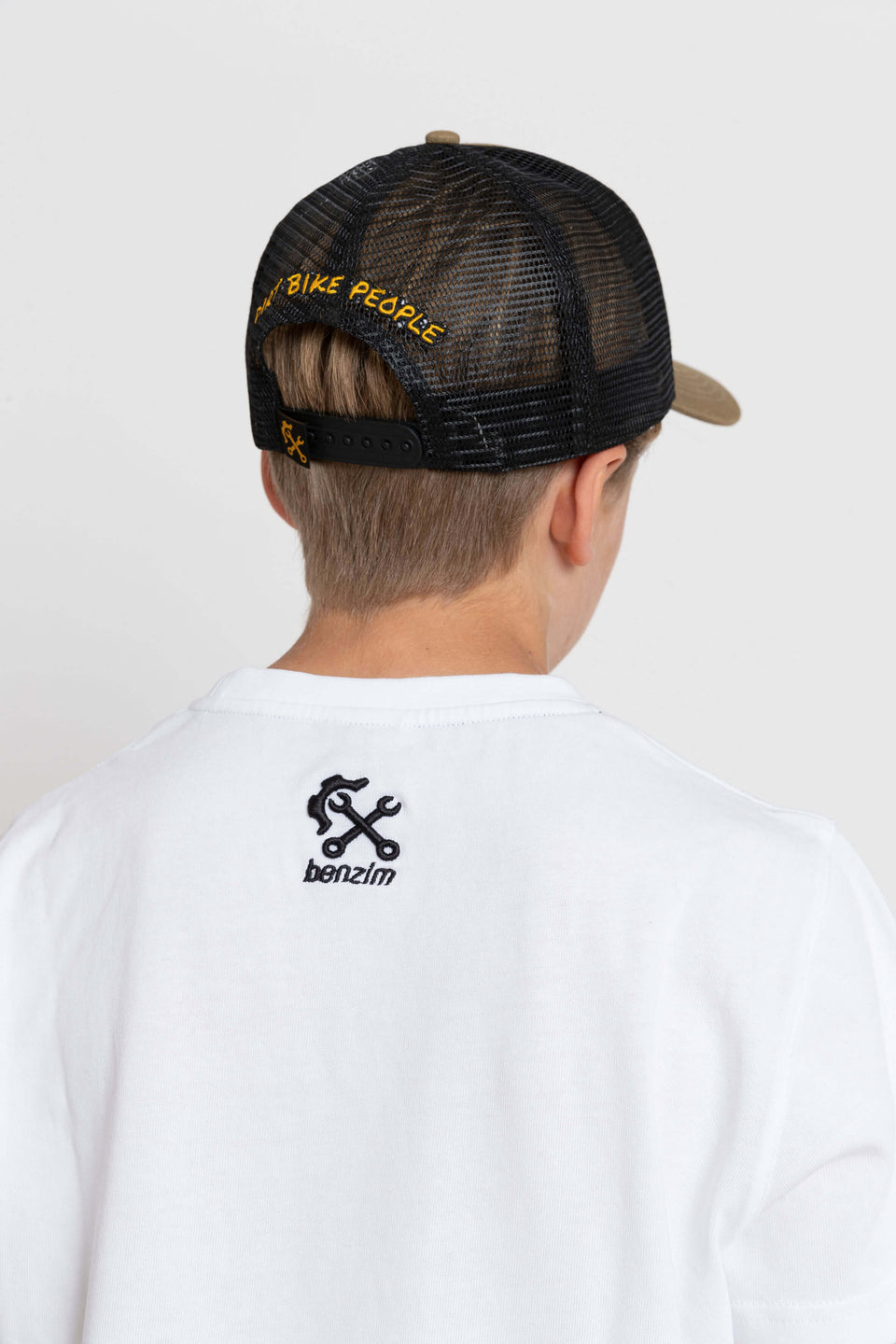 Kinder T-Shirt Farbe weiß von Motocross-Sport