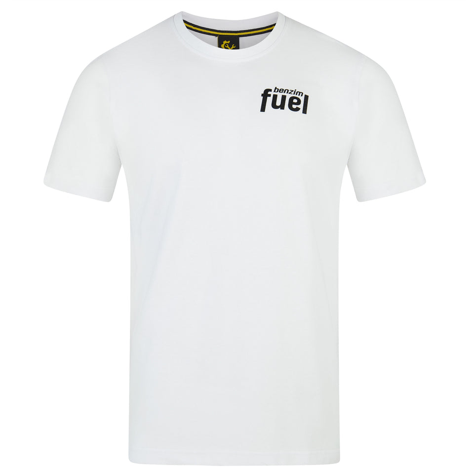 T-Shirt Farbe weiß für Mx-Sport mit schwarzem Logo