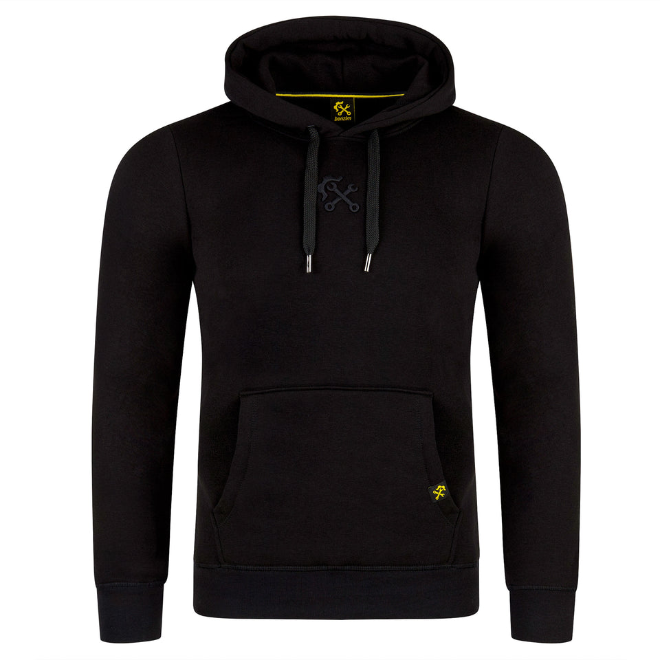 Hoodie Farbe Schwarz für Motocross von benzim