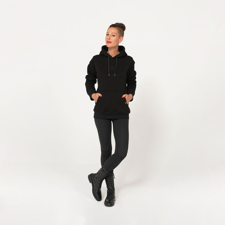 Hoodie Farbe Schwarz für Motocross von benzim an Model