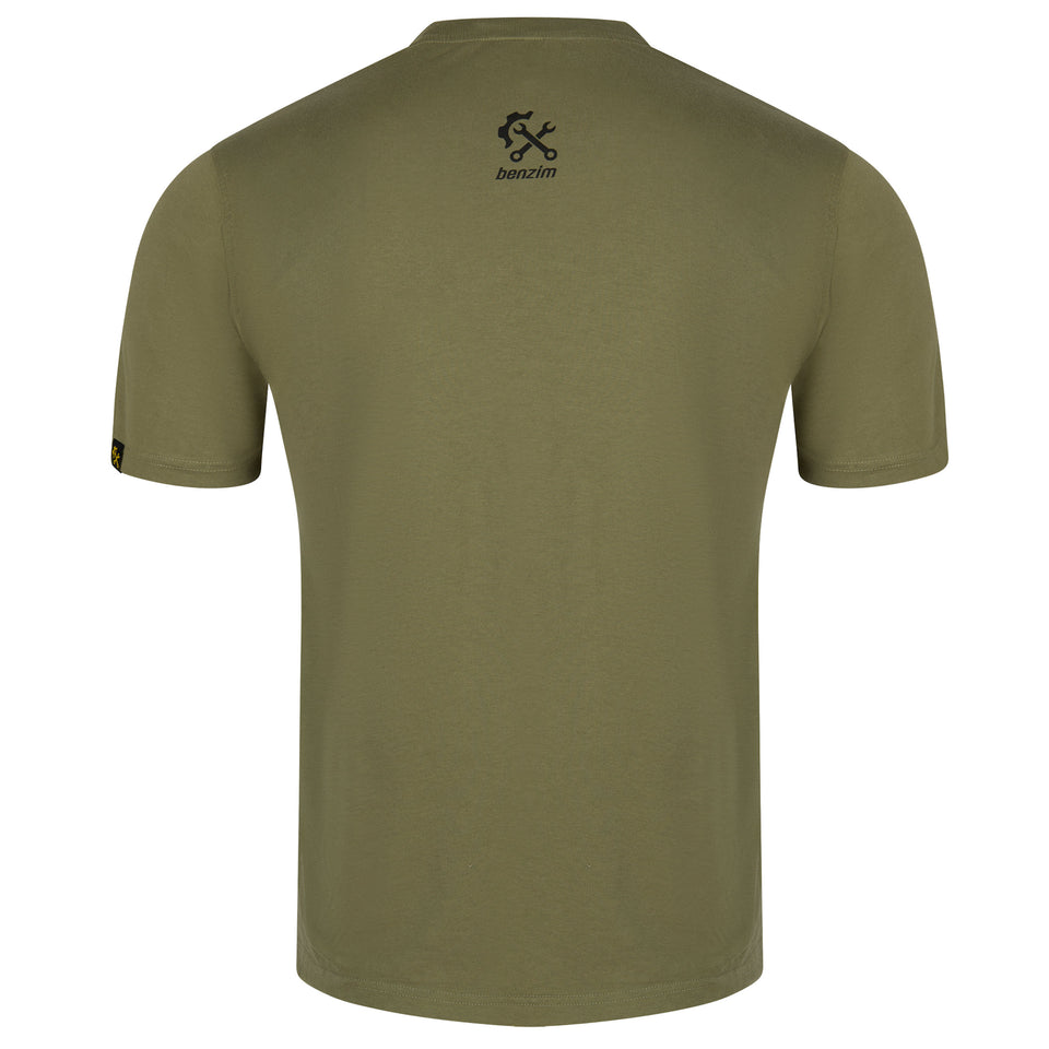 T-Shirt Farbe Olivgrün für Motocross Rider