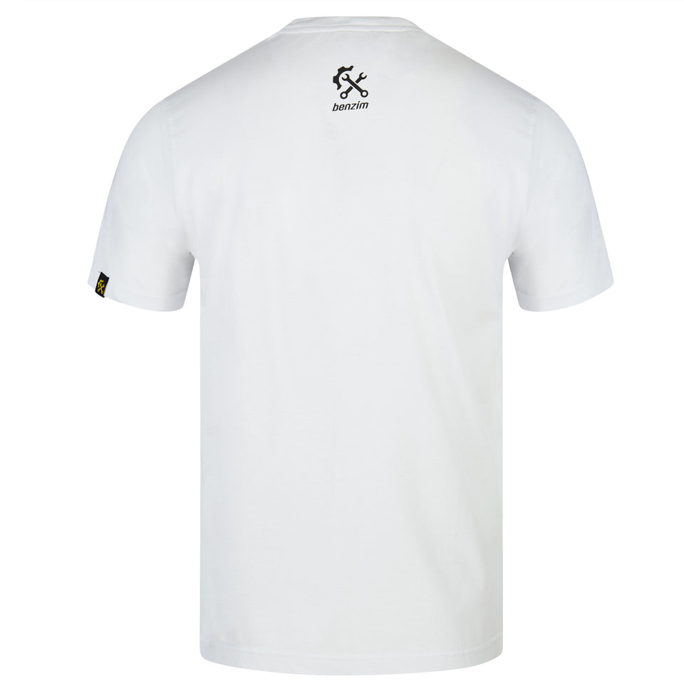 T-Shirt Farbe weiß für Motocross Rider