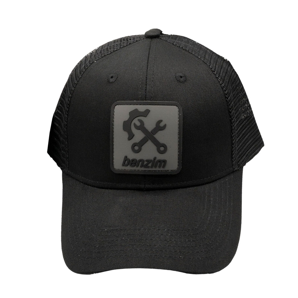 trucker cap Farbe schwarz mit benzim logo